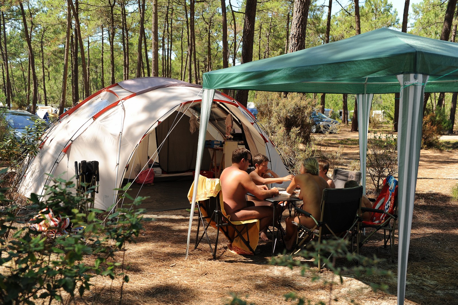 Camping Euronat Centre naturiste Euronat en Gironde