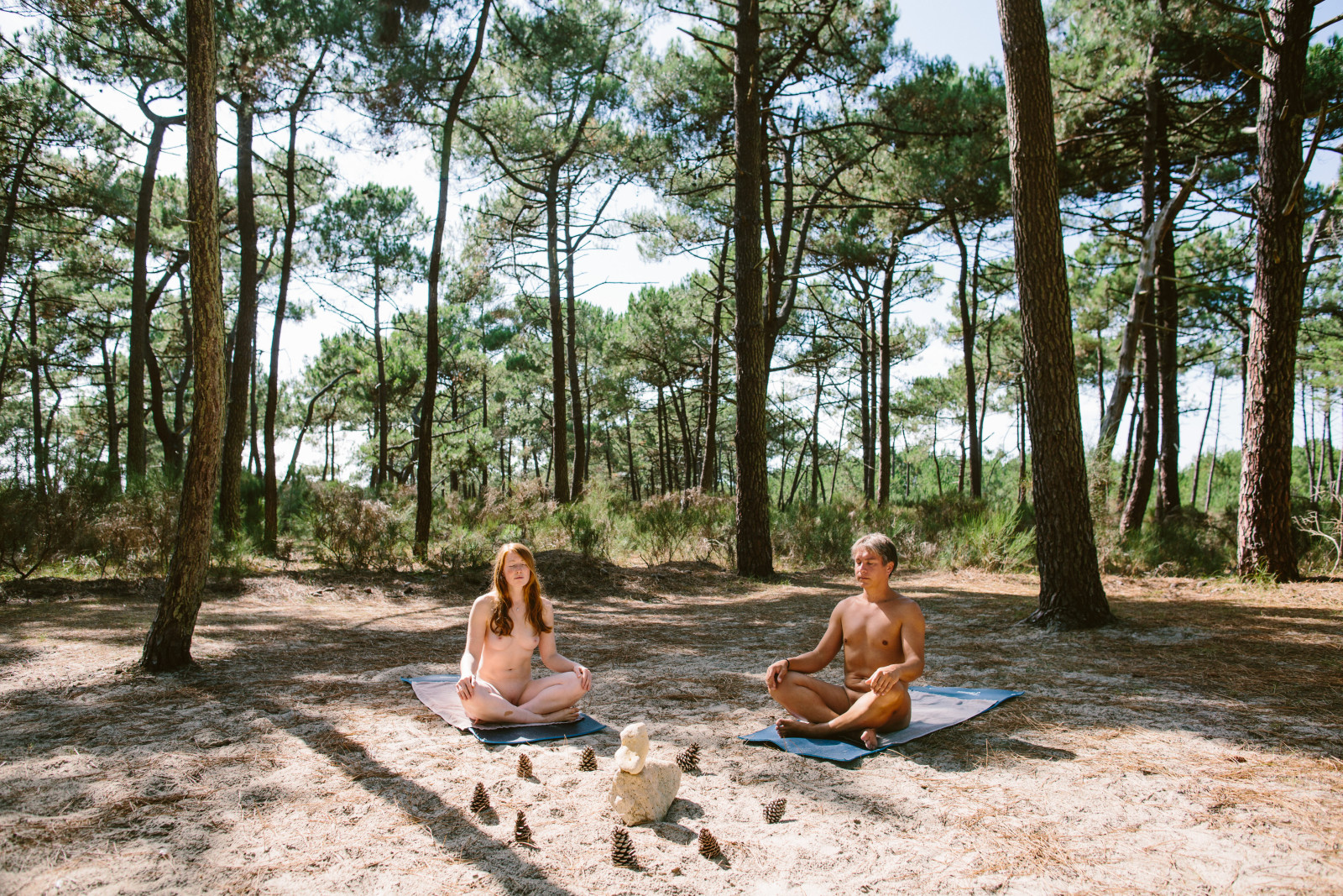 activiteiten van de naturisten camping