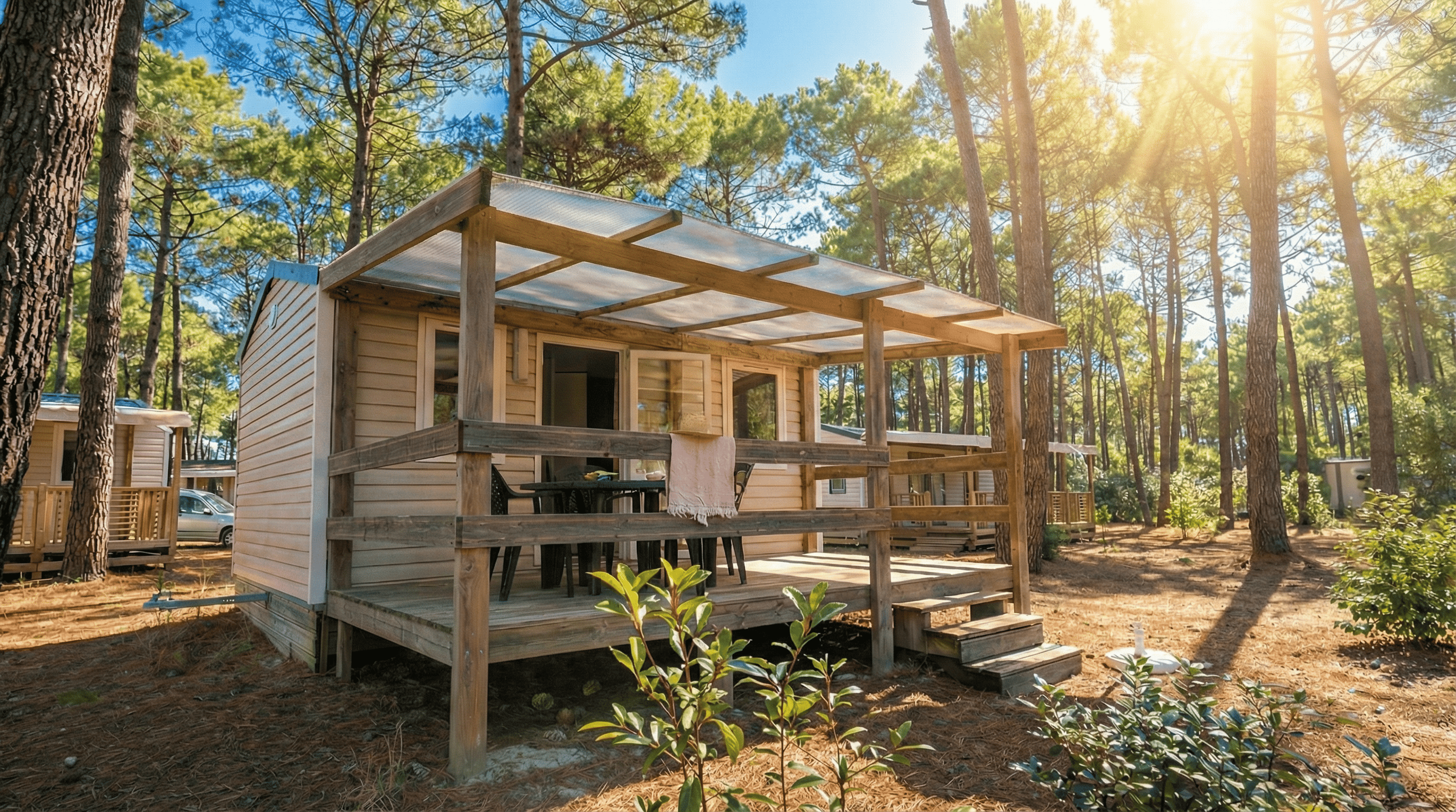 Mobile home pour 2 personnes