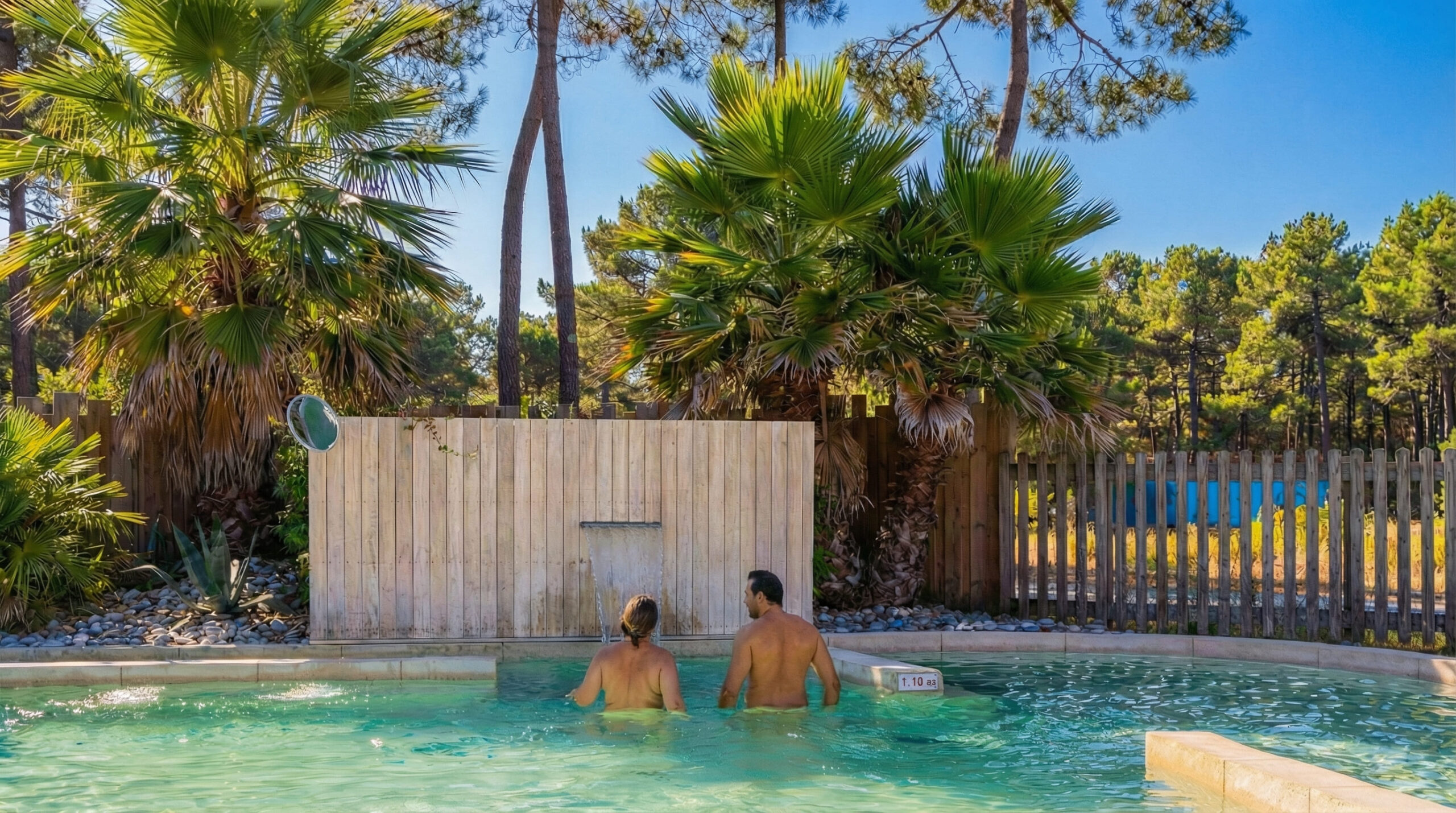 camping naturiste piscine chauffee